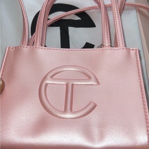 Telfar mini shopping bag in ballerina pink. Brand new In excellent condition!